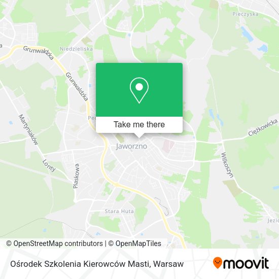 Ośrodek Szkolenia Kierowców Masti map