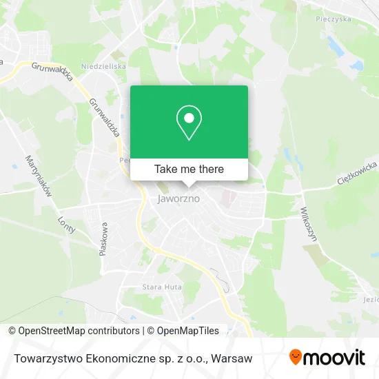 Карта Towarzystwo Ekonomiczne sp. z o.o.