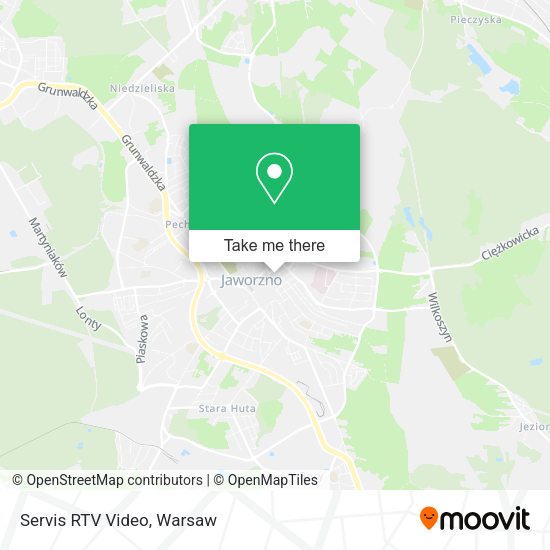 Servis RTV Video map