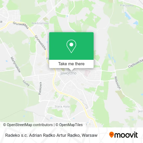 Карта Radeko s.c. Adrian Radko Artur Radko