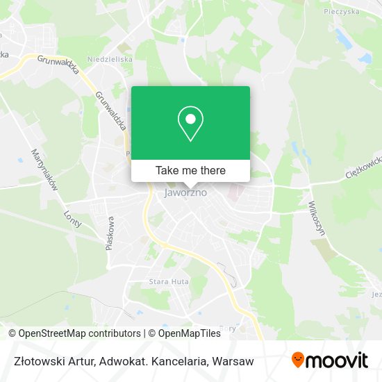 Złotowski Artur, Adwokat. Kancelaria map