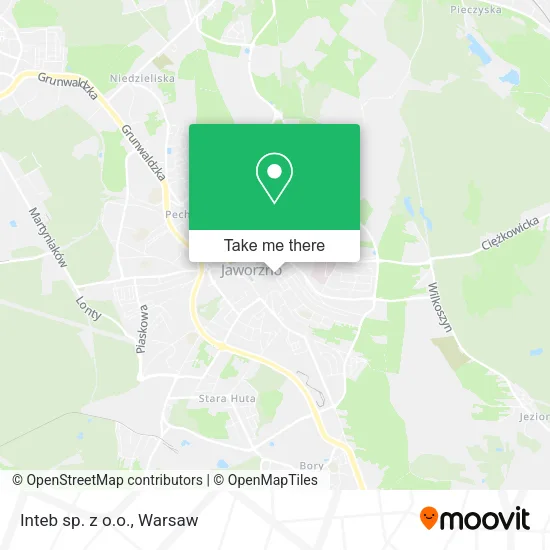 Карта Inteb sp. z o.o.