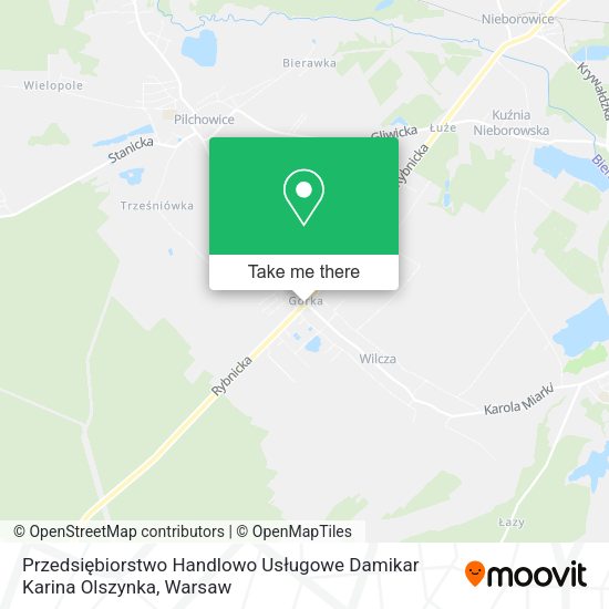 Przedsiębiorstwo Handlowo Usługowe Damikar Karina Olszynka map