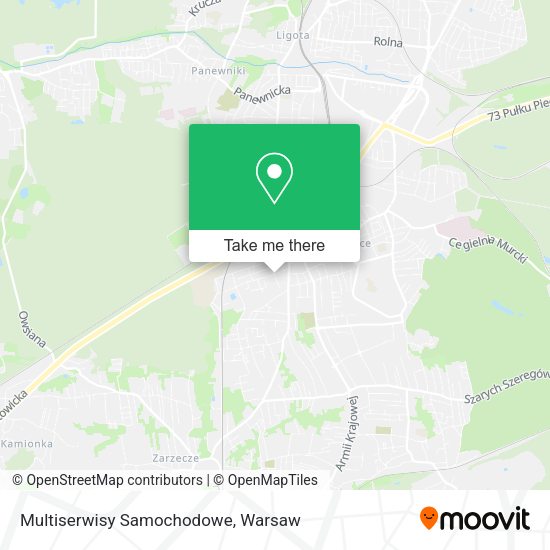 Multiserwisy Samochodowe map