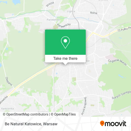 Карта Be Natural Katowice