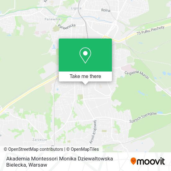 Akademia Montessori Monika Dziewaltowska Bielecka map