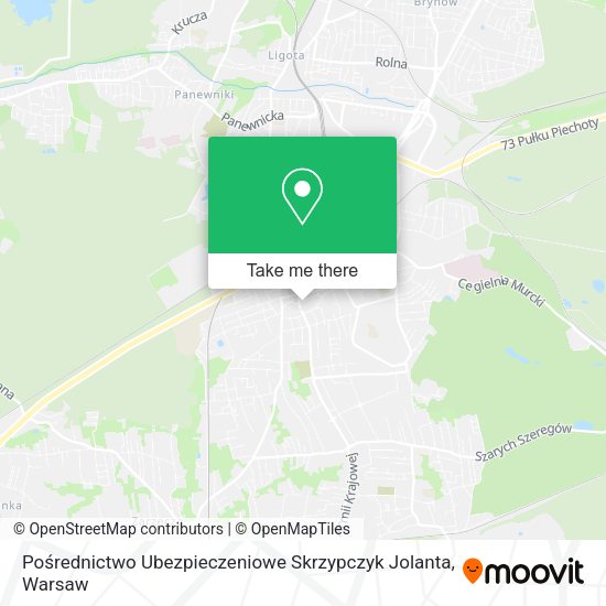 Pośrednictwo Ubezpieczeniowe Skrzypczyk Jolanta map