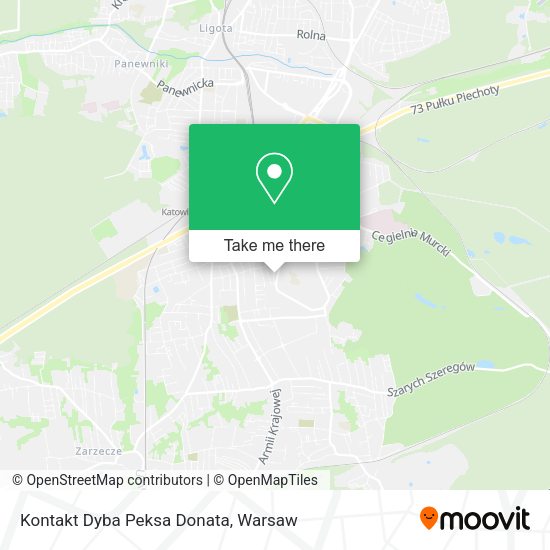 Kontakt Dyba Peksa Donata map