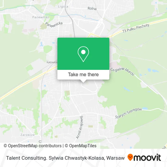 Карта Talent Consulting. Sylwia Chwastyk-Kolasa