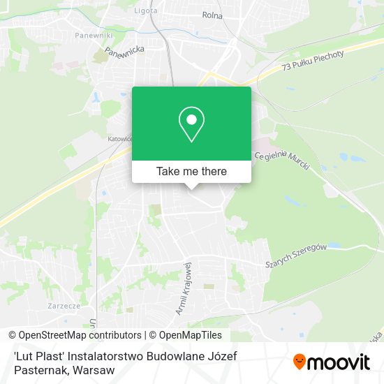 'Lut Plast' Instalatorstwo Budowlane Józef Pasternak map