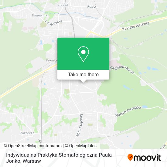 Indywidualna Praktyka Stomatologiczna Paula Jonko map