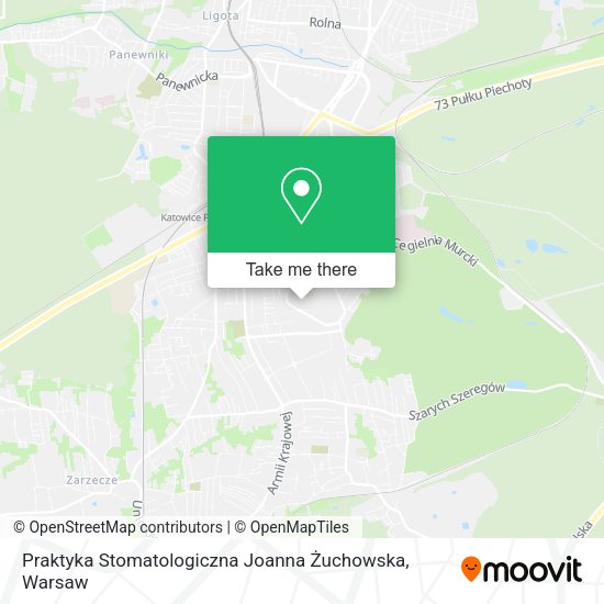 Praktyka Stomatologiczna Joanna Żuchowska map