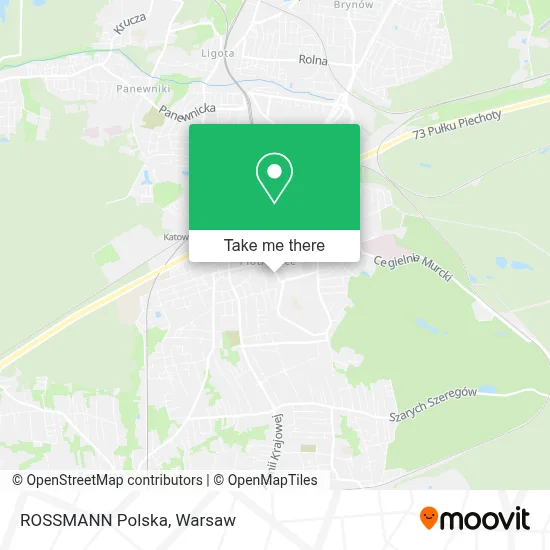 ROSSMANN Polska map