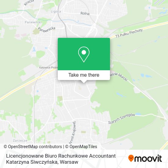 Licencjonowane Biuro Rachunkowe Accountant Katarzyna Siwczyńska map