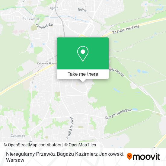 Nieregularny Przewóz Bagażu Kazimierz Jankowski map