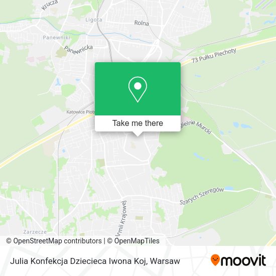 Julia Konfekcja Dziecieca Iwona Koj map