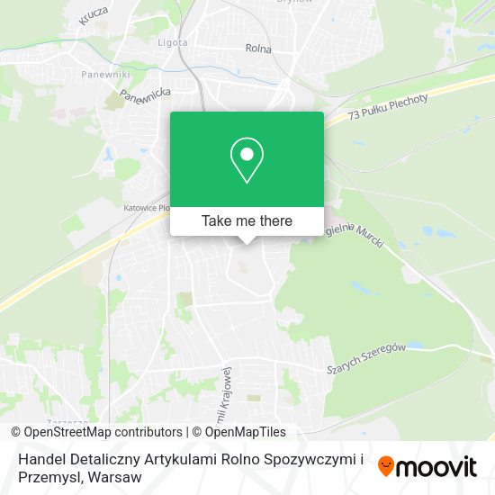 Handel Detaliczny Artykulami Rolno Spozywczymi i Przemysl map