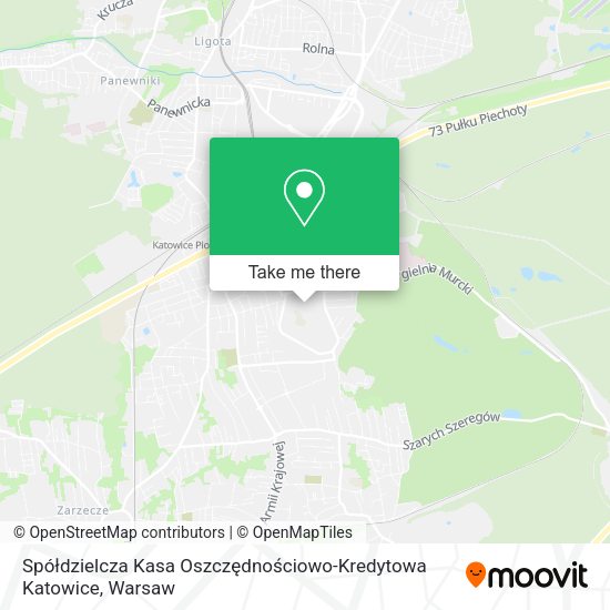 Карта Spółdzielcza Kasa Oszczędnościowo-Kredytowa Katowice