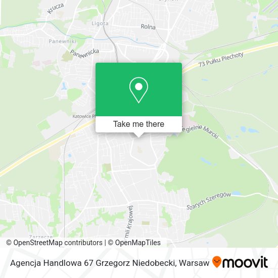 Agencja Handlowa 67 Grzegorz Niedobecki map