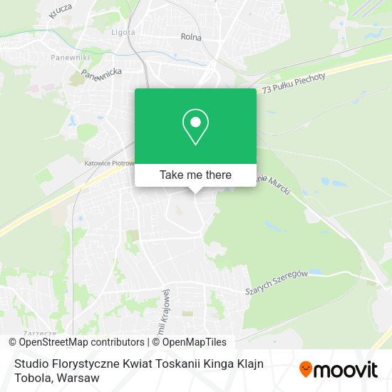 Studio Florystyczne Kwiat Toskanii Kinga Klajn Tobola map