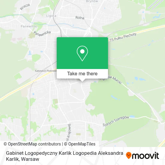 Gabinet Logopedyczny Karlik Logopedia Aleksandra Karlik map