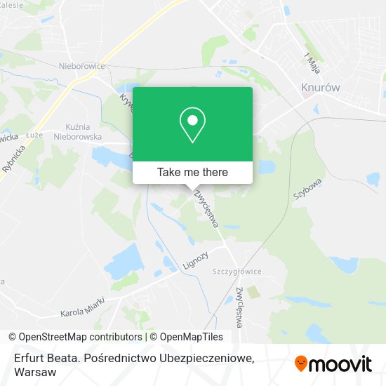 Erfurt Beata. Pośrednictwo Ubezpieczeniowe map