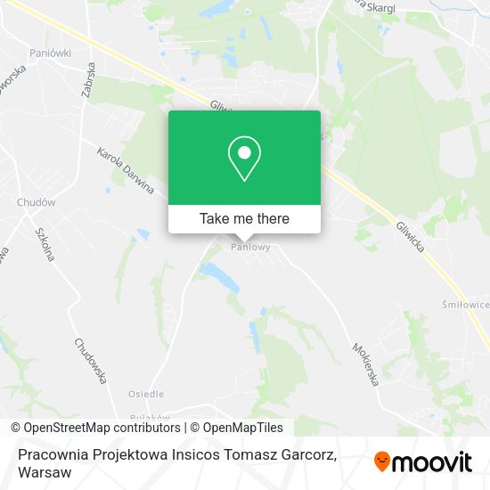 Pracownia Projektowa Insicos Tomasz Garcorz map