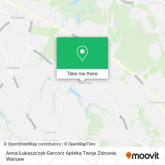 Anna Łukaszczyk-Garcorz Apteka Twoje Zdrowie map