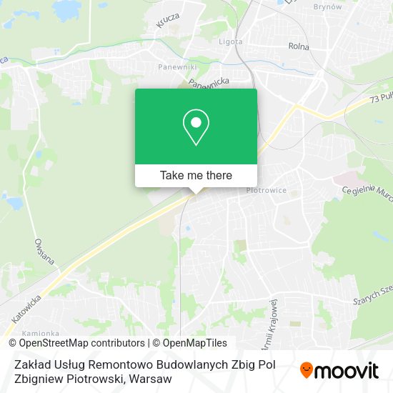 Zakład Usług Remontowo Budowlanych Zbig Pol Zbigniew Piotrowski map
