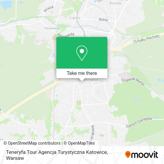 Teneryfa Tour Agencja Turystyczna Katowice map