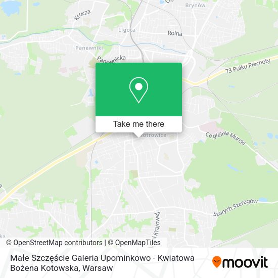 Małe Szczęście Galeria Upominkowo - Kwiatowa Bożena Kotowska map