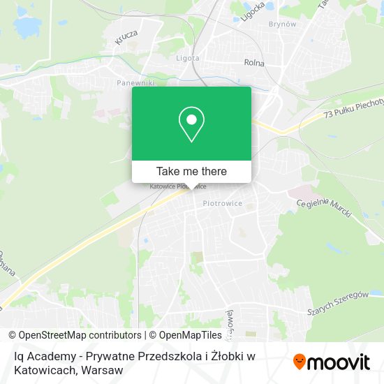 Iq Academy - Prywatne Przedszkola i Żłobki w Katowicach map