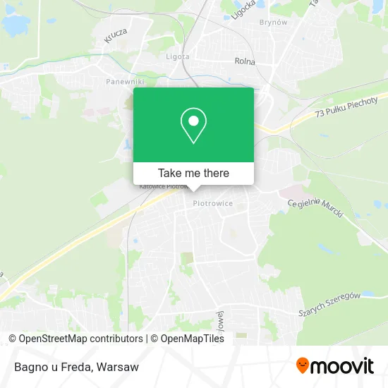 Карта Bagno u Freda