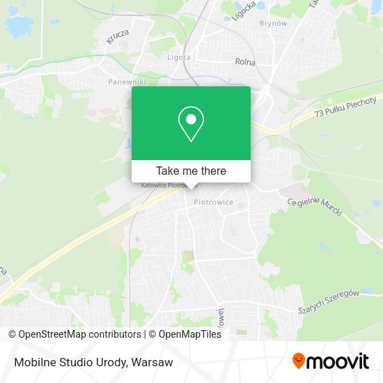 Mobilne Studio Urody map