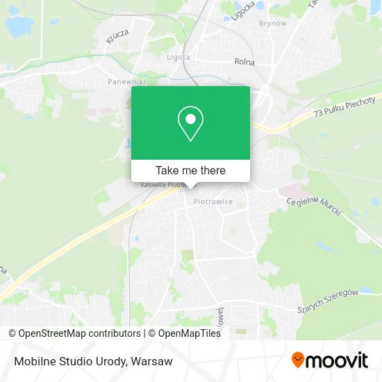 Карта Mobilne Studio Urody