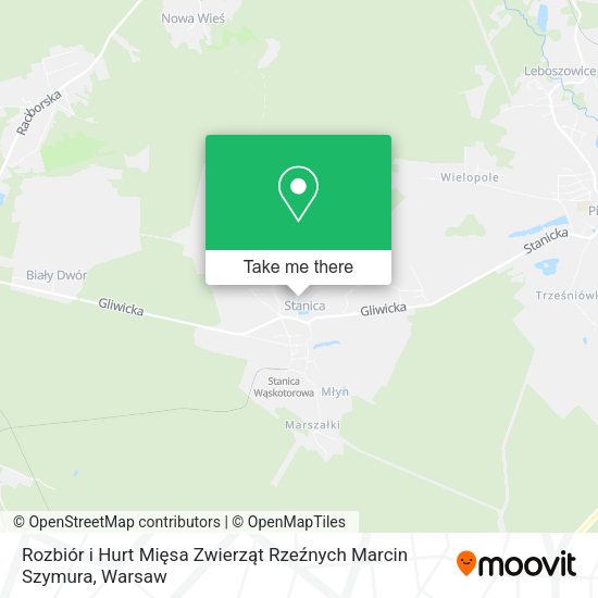 Rozbiór i Hurt Mięsa Zwierząt Rzeźnych Marcin Szymura map