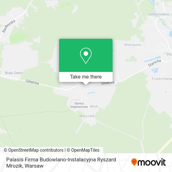 Карта Palasis Firma Budowlano-Instalacyjna Ryszard Mrozik