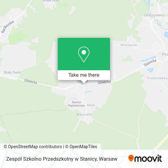 Zespół Szkolno Przedszkolny w Stanicy map