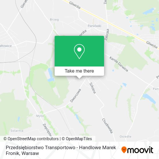 Przedsiębiorstwo Transportowo - Handlowe Marek Fronik map