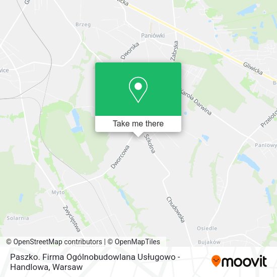 Paszko. Firma Ogólnobudowlana Usługowo - Handlowa map