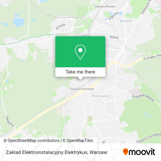 Zaklad Elektroinstalacyjny Elektrykus map