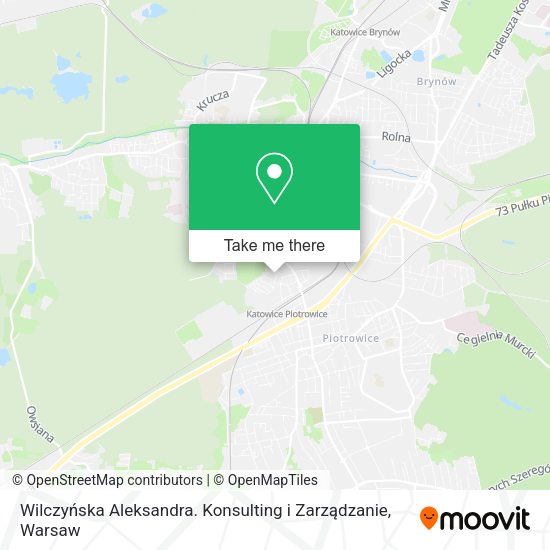 Wilczyńska Aleksandra. Konsulting i Zarządzanie map