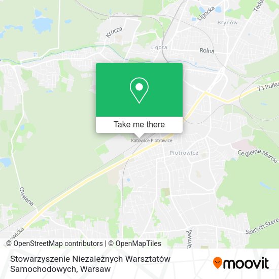 Stowarzyszenie Niezależnych Warsztatów Samochodowych map