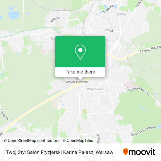 Twój Styl Salon Fryzjerski Karina Pałasz map