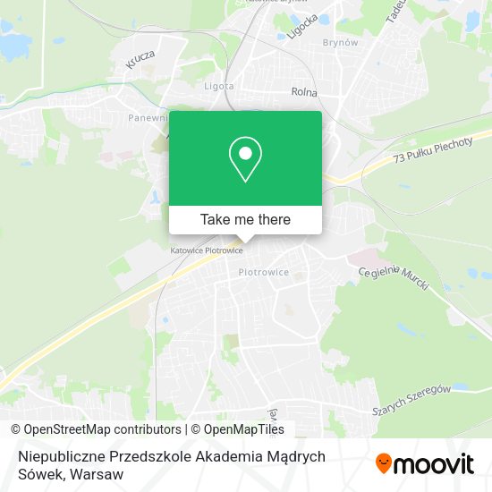 Niepubliczne Przedszkole Akademia Mądrych Sówek map