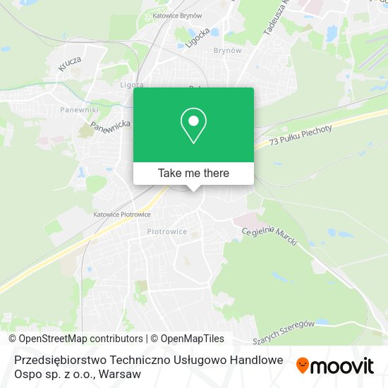 Przedsiębiorstwo Techniczno Usługowo Handlowe Ospo sp. z o.o. map