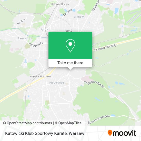 Katowicki Klub Sportowy Karate map