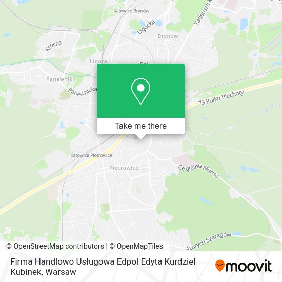 Firma Handlowo Usługowa Edpol Edyta Kurdziel Kubinek map