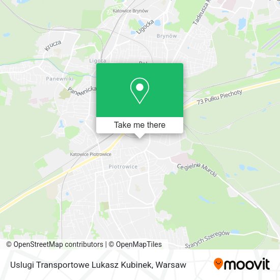 Uslugi Transportowe Lukasz Kubinek map