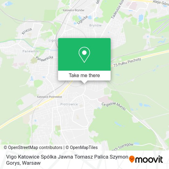 Vigo Katowice Spólka Jawna Tomasz Palica Szymon Gorys map